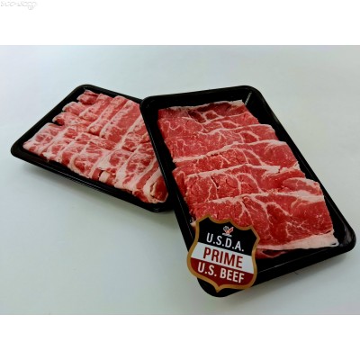 AU40 美國極佳級日式牛胸腹火鍋片(PASTRAMI，約150g/碟)網購原價HK$40.00/碟，會員價HK$35.00/碟